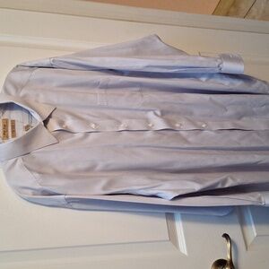 F mens Gold Label Roundtree Yorke long sleeve dress shirt size 19. EUC